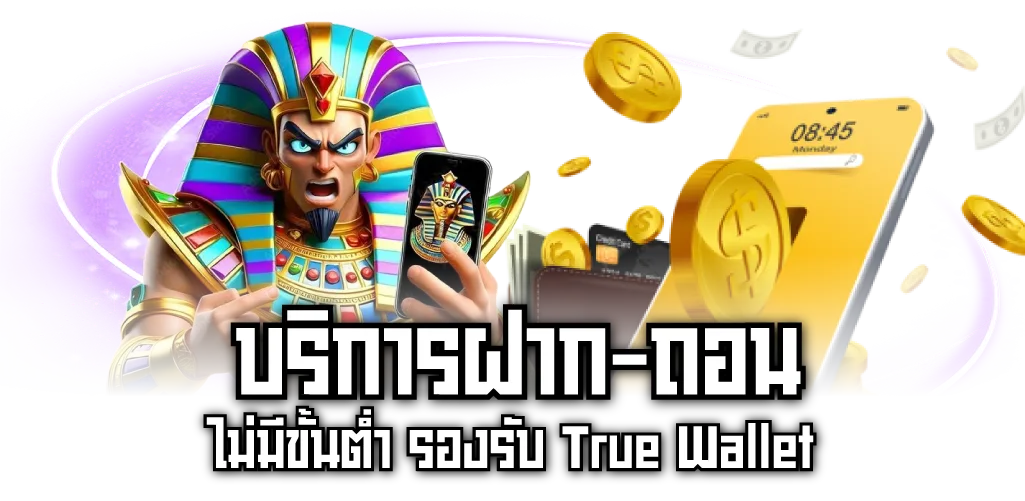  บริการฝาก-ถอน ไม่มีขั้นต่ำ รองรับ True Wallet
